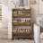 24 Pair Shoe Storage Cabinet-1975507441