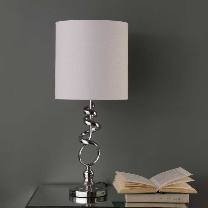 21.5-Inch Milo Abstract Metal Table Lamp