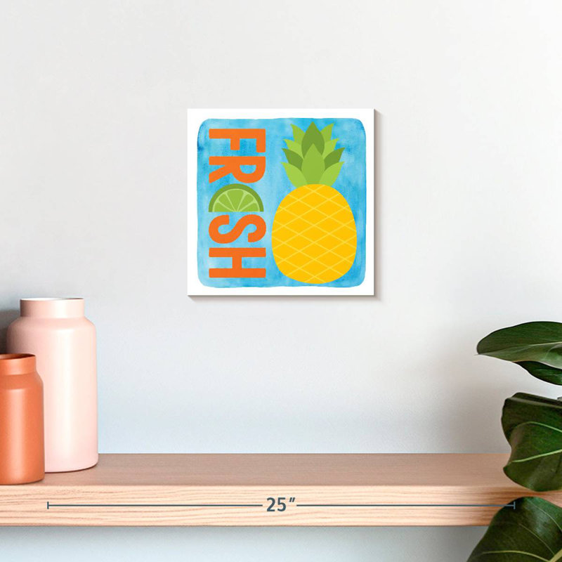 Yarlin Fresh Pineapple, 10" H x 10" W