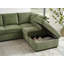 Canapé modulaire rembourré avec repose-pieds 94,88 po-1111629568