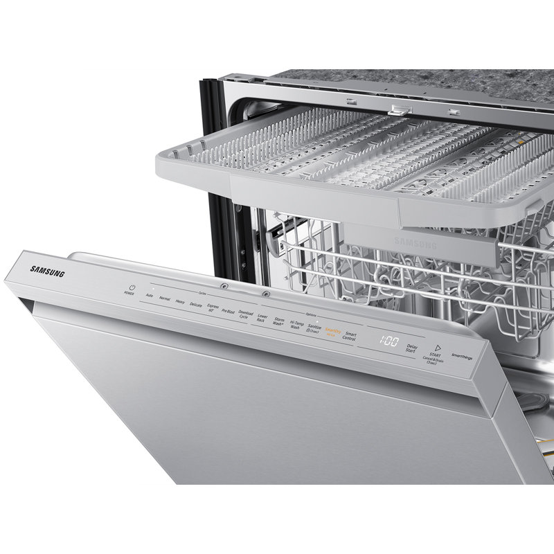 Samsung Smart 42dBA Dishwasher with StormWash+™ and Smart Dry, Stainless Steel
