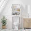 Armoire de rangement au-dessus de la toilette