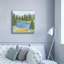  «Kayak At The Lake» par Deb Strain, art mural sur toile, 37 po x 37 po-1118458771