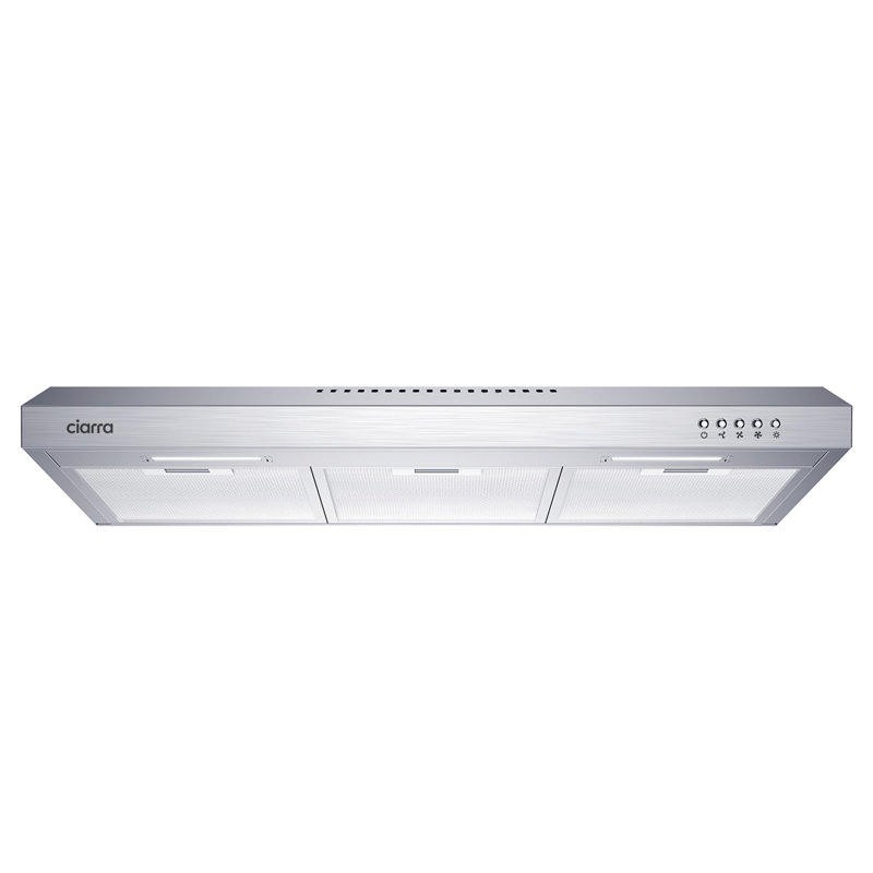 Hotte murale convertible 29,76 po en argent