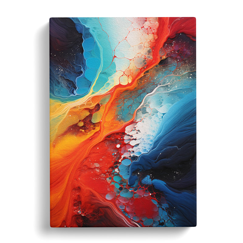 Stream Abstract No.2 - No Frame Print, 50cm H x 35cm W x 3cm D