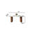 7-piece Oval Dining Table Set, Modern Sintered Stone Dining Table With 6 Solid Wood Upholstered Dining Chairs