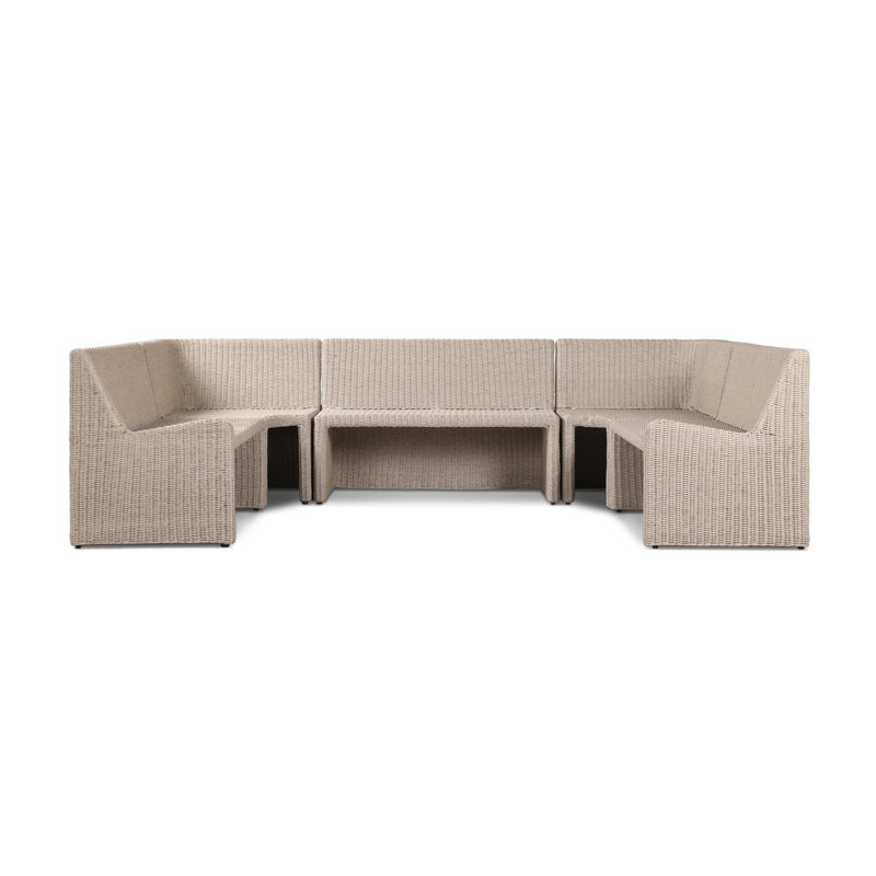 Senna Outdoor U-Shape Dining Banquette