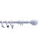 Tringle à rideaux simple ajustable Plante Ball-1749283310-1749283297