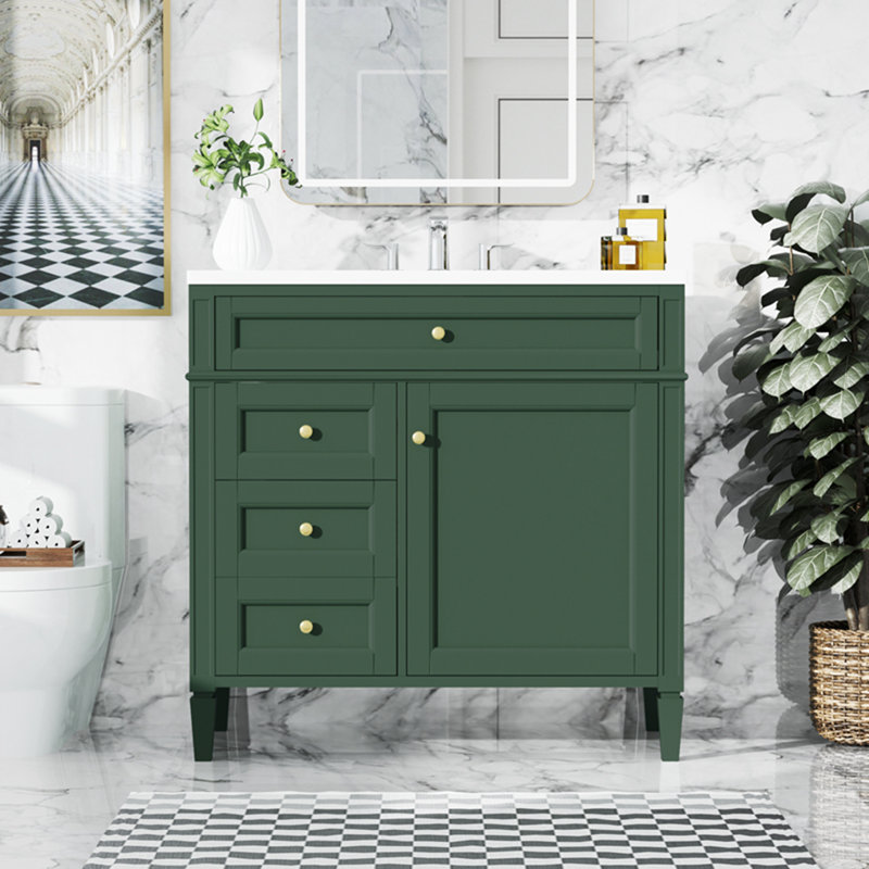 Meuble-lavabo 36 po avec lavabo supérieur