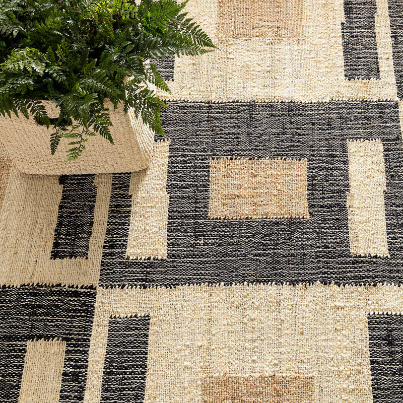 Cassia Handwoven Jute Rug, Rectangle 5' x 8'