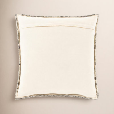 Reni Geometric Wool Throw Pillow