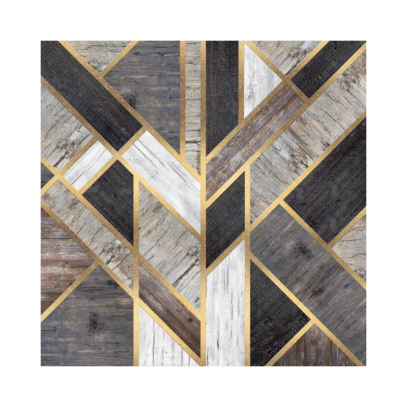 Rustic Scandinavian Design by Diego Tirigall - Print on Canvas, 45.72 cm H x 45.72 cm W x 1.91 cm D, Wrapped Canvas
