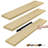 Sorbus Floating Shelves for Wall - Set of 3 Extra Long Floating Shelves for Bedroom, Kitchen, Living Room, Bathroom Shelves, Farmhouse Home Decor - Wall Mounted Floating Shelves - Extra Large, Brown-109748800-124322117