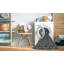 Tapis 100% à motifs lavables à la machine 2989 WSH-PAT3077-GRY-68349841
