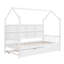 Lit gigogne en bois, lit avec tablette-771267304