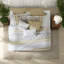 Ensemble de literie élégant en percale de coton, style campagne, grand