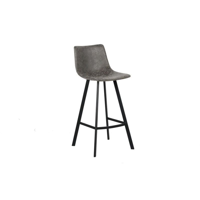 Ozan Stool, Grey, 78cm H x 49cm W x 35cm D