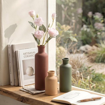 Ensemble de 3 vases en céramique Modern Modern