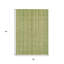 Tapis extérieur lavable rayé vert et artichaut 3 pi x 5 pi vert artichaut