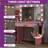 39.5" Makeup Vanity With Light Bulb And 4 Drawers-1570958430