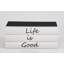 Quote Handmade Decorative Book in White/Black