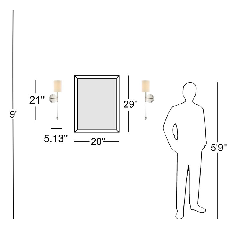 Nazario 1 - Light Dimmable Wallchiere in Polished Nickel, Polished Nickel