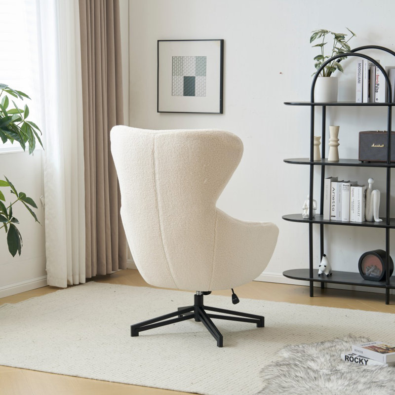 Noah Boucle Armchair Swivel Chair