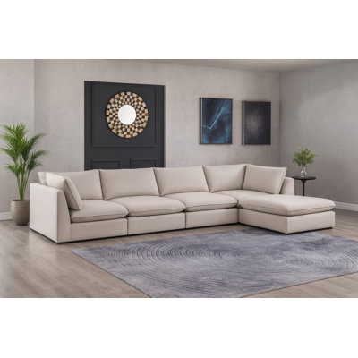 Tupman Upholstered L-Shaped Sectional Reversible