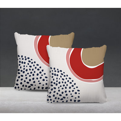 No Decorative Addition Outdoor Reversible Throw Pillow