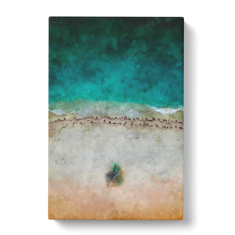 South Beach In Miami Florida - Wrapped Canvas Painting, 91cm H x 60cm W x 3cm D