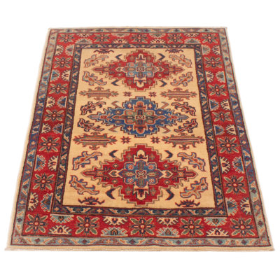 Ashaunti One-of-a-Kind Rectangle 3'2" X 5' New Age Wool Area Rug