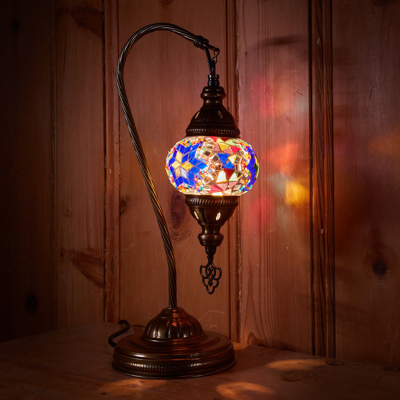 Karlie Metal Lighting Lamp, Blue/Yellow/Green