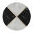 Round Faux Marble End Table