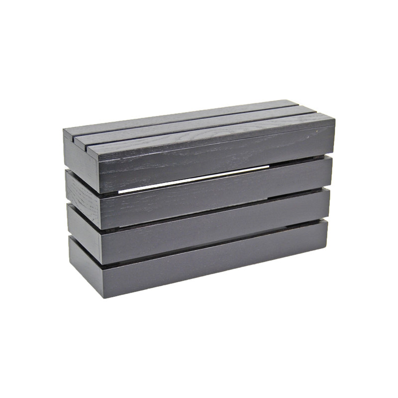 Midnight Bamboo Rectangular Crate Riser