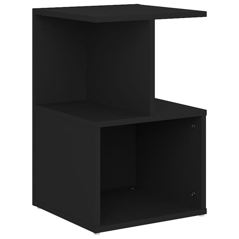 Donahue Bedside Cabinet Engineered Wood, 1, Black