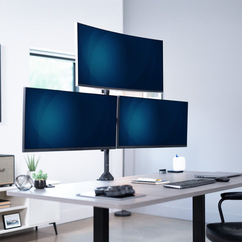 Support pour écran de bureau ultra haut télescopique 27 "à 38" VIVO