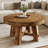 Solid Wood Round Coffee Table-12981585
