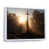 White Floater Framed