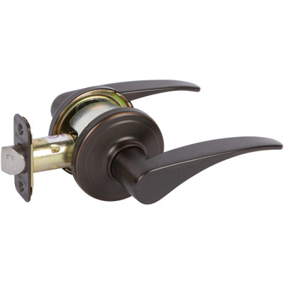 Passage Door Lever with Round Rosette -  Delaney Hardware, 324627