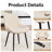 Faux Leather Upholstered Metal Dining Chair-957567222-957567179