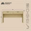 Bureau de bureau moderne 54 "avec 2 tiroirs Grace-1509341776