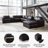 Bodie 8-Piece Sectional With Chaise And Audio Consoles-122875019