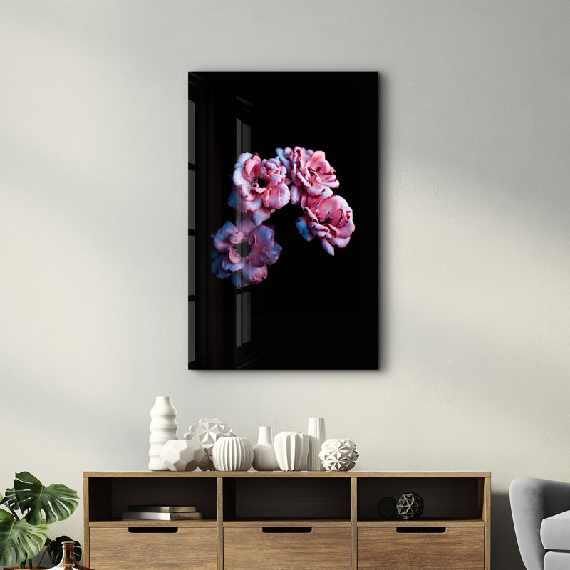Peinture murale élégante en verre trempé 18,1 po x 28,3 po | 100% verre trempé, épaisseur: 0,16 pouce | Imprimé UV pour des couleurs éclatantes et une durabilité | Parfait pour la décoration intérieure et l'esthétique moderne