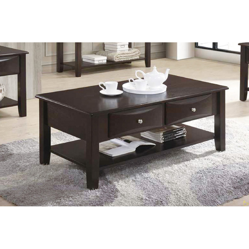 Table basse à deux tiroirs