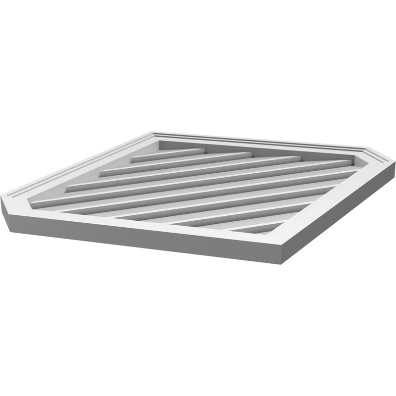 Pente verticale verticale en uréthane 9 pi, H 1,5 po x l 34 po x L 30 po