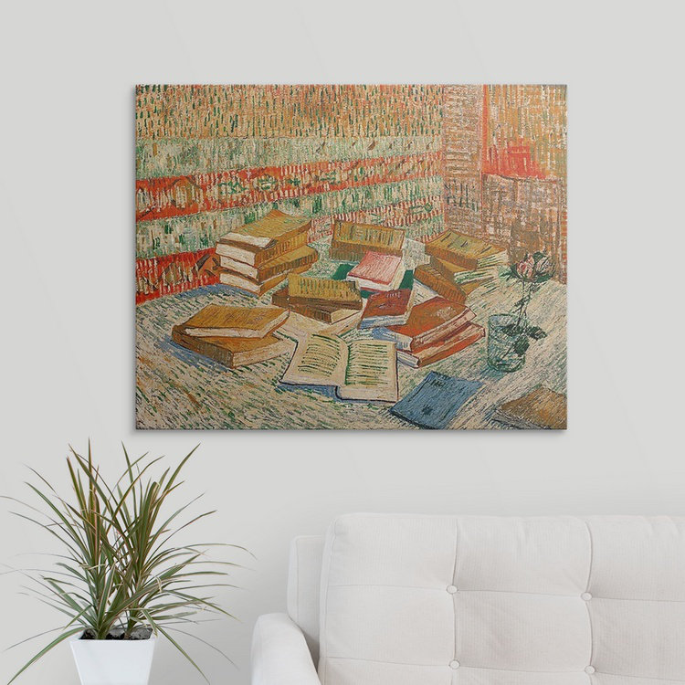 The Yellow Books, 1887 by Vincent Van Gogh - Print Vault W Artwork 