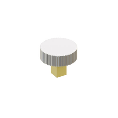 Emtek Select Cabinet Knob Square Stem Flat Straight Knurled Bar