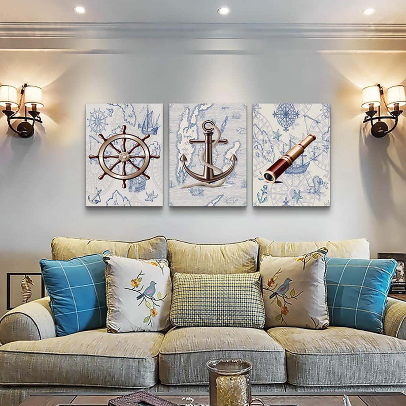 3 Piece Wrapped Canvas Print