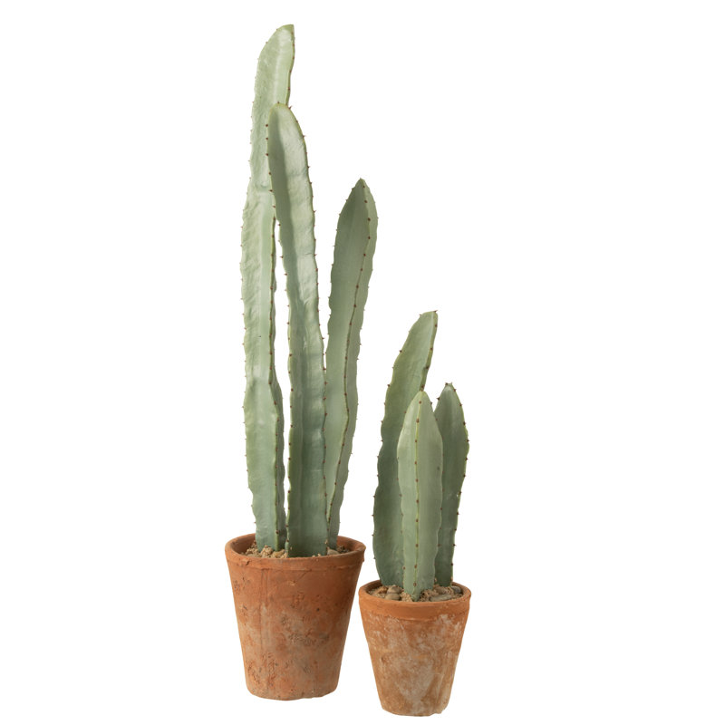 80 cm H Faux Cactus Plant in Plastic Pot