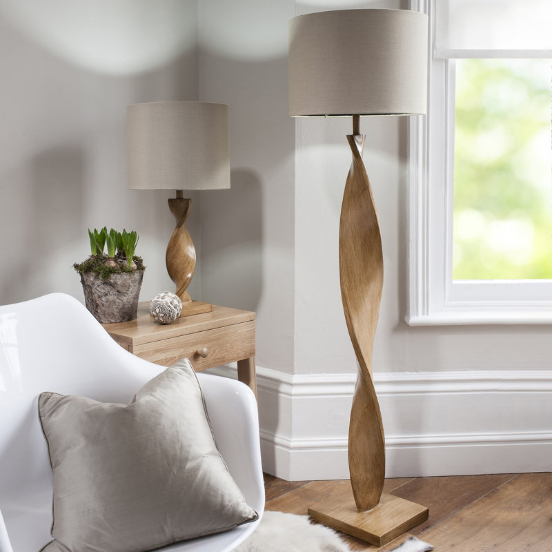 Etampes 158.5cm Brown Traditional Floor Lamp